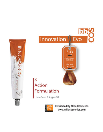 Innovation Hair Color 100 ml- 8.43